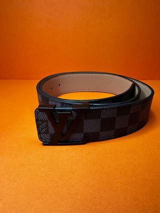 Cinturón Louis Vuitton Damier Graphite