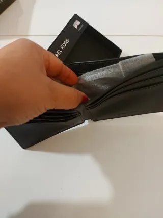 Cartera Michael Kors Hombre Negra Slim Bifold