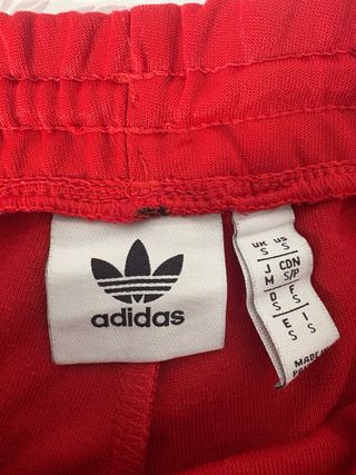 Conjunto Chándal Adidas Rojo Talla S