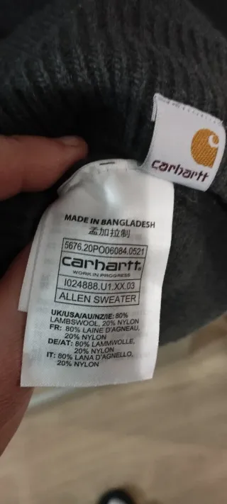 Jersey Carhartt verde talla S