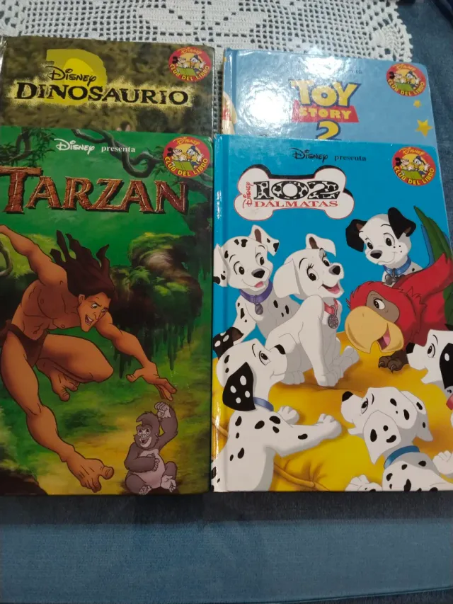 Tarzán ,101 dalmatan,Dinosaurius y Toy Story