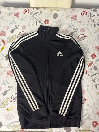 Conjunto Chándal Adidas Negro y Blanco