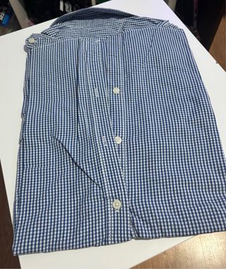 Camisa Hilfiger Denim Cuadros Azul y Blanco