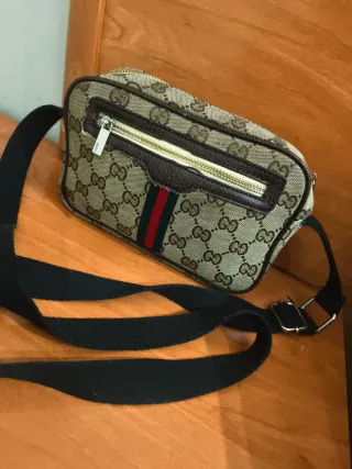 Riñonera Gucci Mini Bag Marrón Multicolor