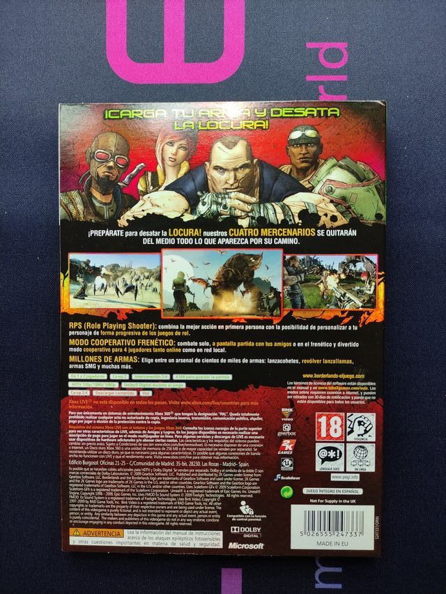 Borderlands Xbox 360