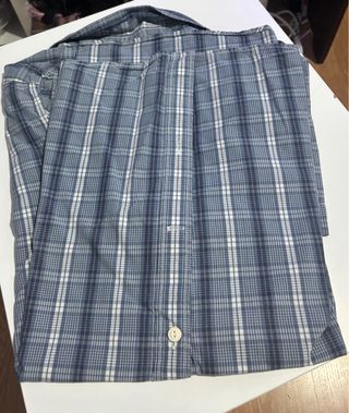 Camisa Levi's a cuadros azul y blanco Talla M