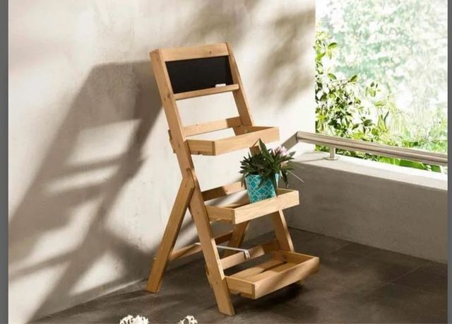 Estante para vasos de jardim