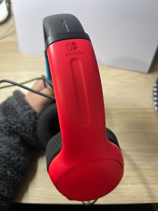 Auriculares Gaming Azul Rojo para Nintendo Switch