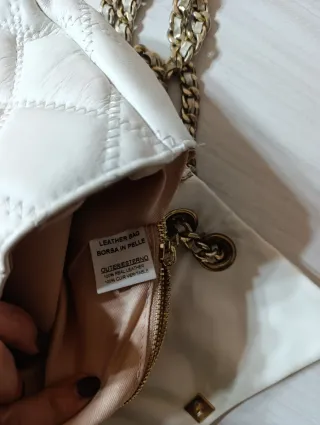 Borsa Marc Ellis trapuntata con catena oro