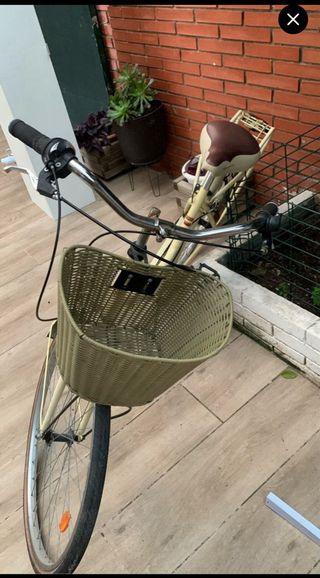 Bicicleta Vintage con cesto