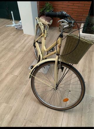 Bicicleta Vintage con cesto