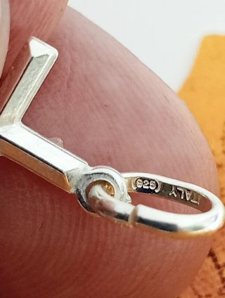 Pequeña Cruz de Plata de Ley 925 18×12mm.