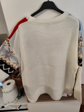 Jersey Ski Club Patchwork Talla Única (L) Navidad