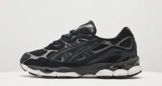 Asics Gel NYC Hombre Negro y Gris