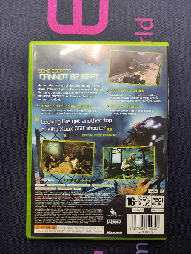 Blacksite XBOX 360