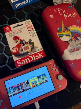Nintendo Switch Lite Rosa + Accessori