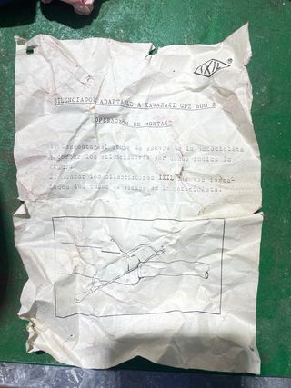 Tubo de escape Kawasaki GPZ 600