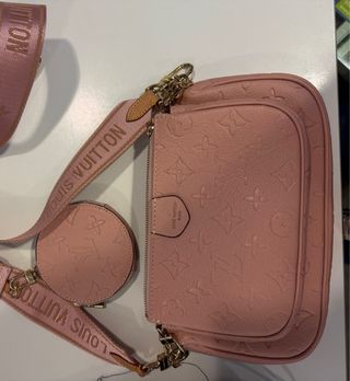 Bolso piel rosa claro
