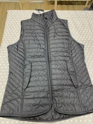 Chaleco acolchado equitación Fouganza negro