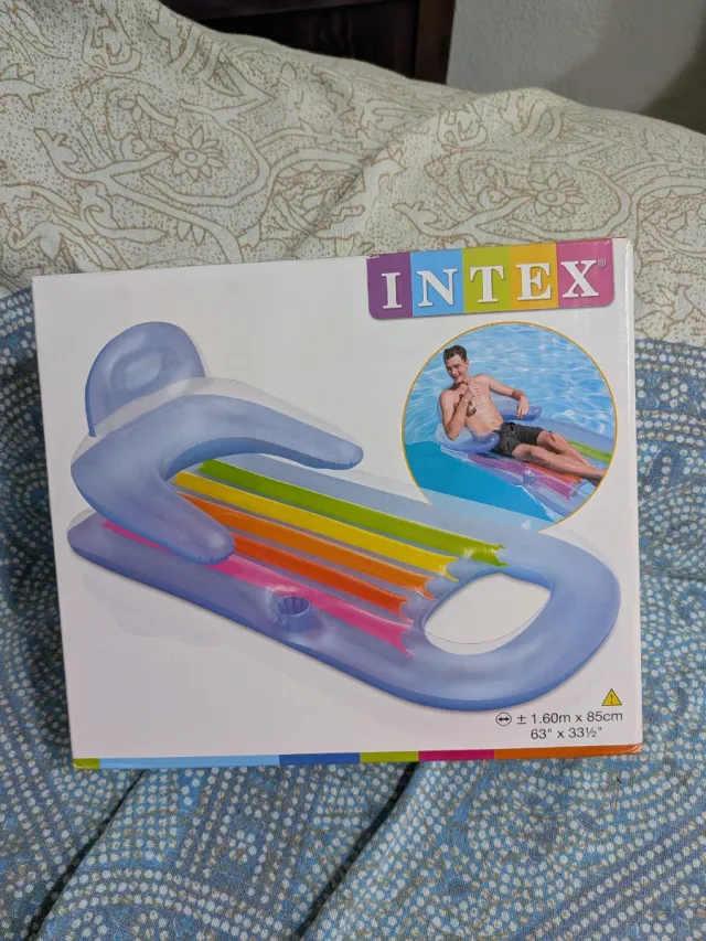 Sdraio Intex con schienale