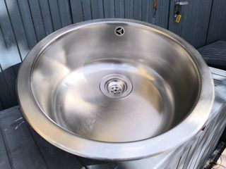 Fregadero Redondo Inox 45cm