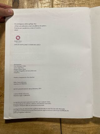 LENGUA CASTELLANA Y LITERATURA 2º BACH TERA (Sp...