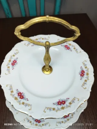 Frutero Porcelana Alemana Vintage Bavaria