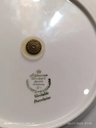 Frutero Porcelana Alemana Vintage Bavaria