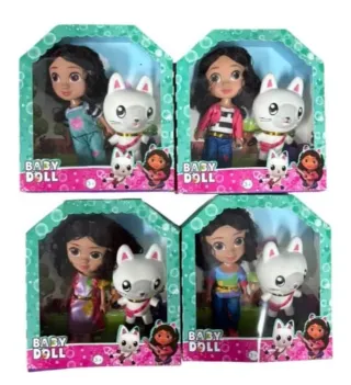 Conjunto Baby Doll com Boneca e Gato