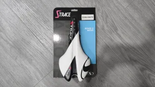 Sillín de Bicicleta S'TRACE Blanco/Negro