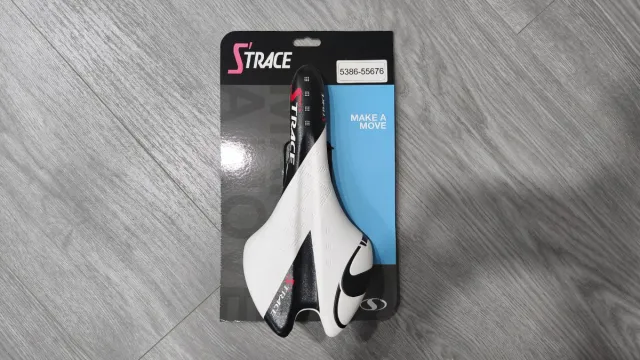 Sillín de Bicicleta S'TRACE Blanco/Negro