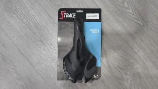 Sillín de Bicicleta S'TRACE Blanco/Negro