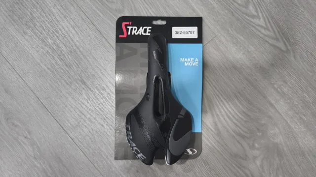 Sillín de Bicicleta S'TRACE Blanco/Negro