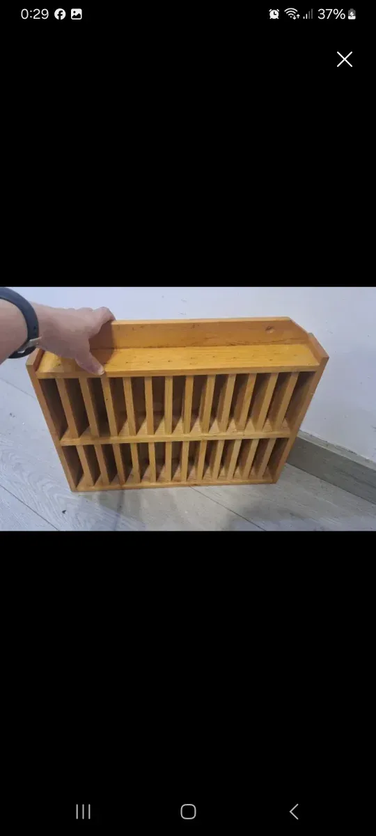 Estantería organizadora de madera nueva