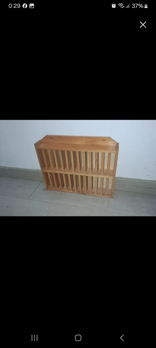 Estantería organizadora de madera nueva