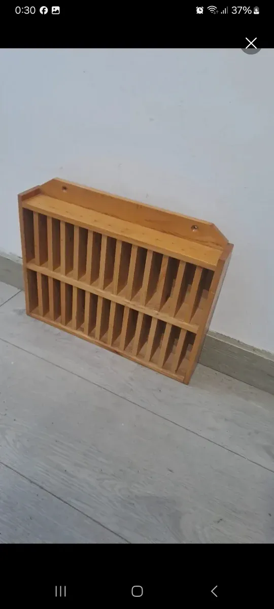Estantería organizadora de madera nueva