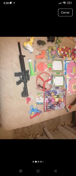 Lote de juguetes para niños