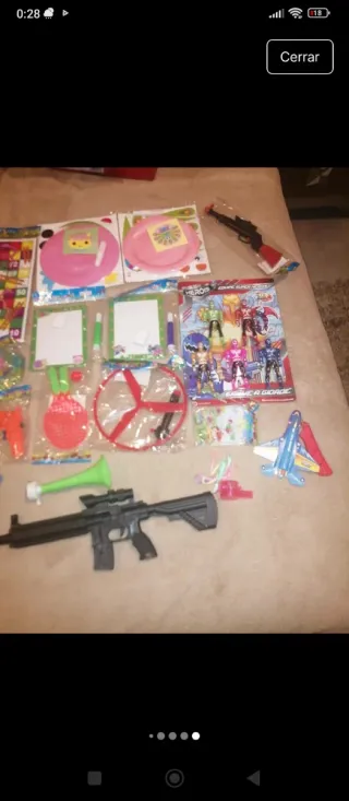 Lote de juguetes para niños