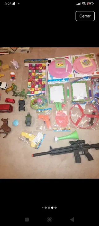 Lote de juguetes para niños