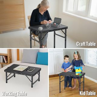 Mesa Camping Plegable Aluminio GARLLE 50x40