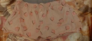 Pantaloncini donna Pink con stampa pesca