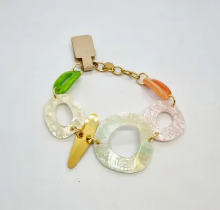 Pulsera Acero Inoxidable Multicolor