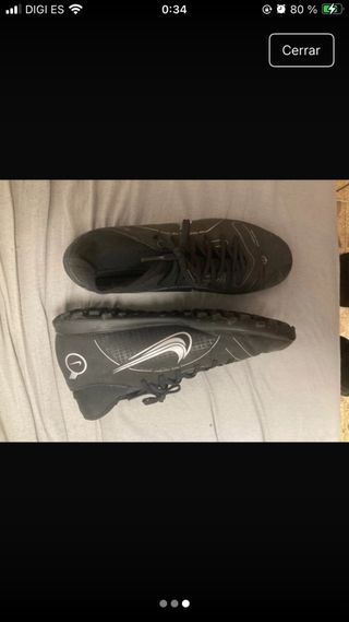 Botas de fútbol Nike negras