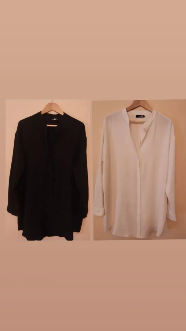 Lote 2 Camisas Cuello Mao