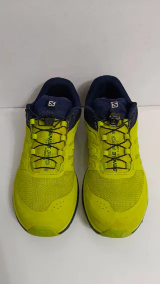 Zapatillas Salomon Trail Running Amarillas y Azule