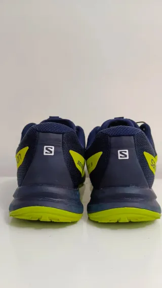 Zapatillas Salomon Trail Running Amarillas y Azule