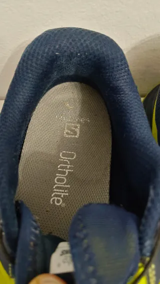 Zapatillas Salomon Trail Running Amarillas y Azule