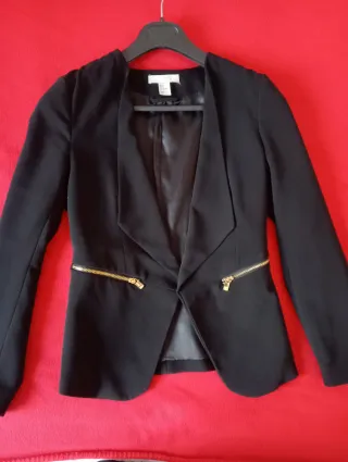 Chaqueta H&M Negra Talla S