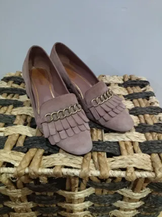 Sapatos Uterqüe Salto Rosa