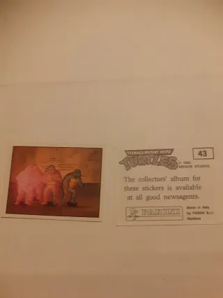 Cromos de Teenage Mutant Hero /Tortugas Ninja 1990